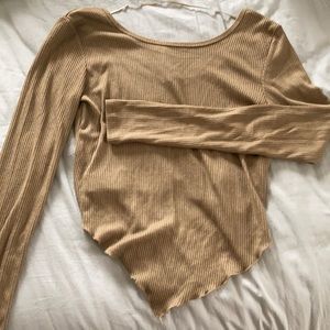 Cotton On Long Sleeve Crop Top